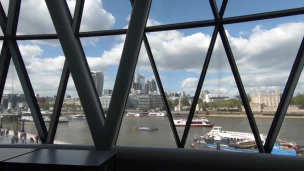 Londres Mai 2018 Vue Intérieure Hôtel Ville Bâtiment Une Forme — Video