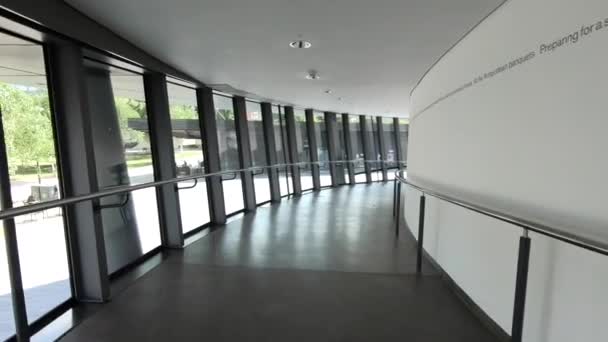 Londres Mayo 2018 Vista Interior Del Ayuntamiento Edificio Tiene Una — Vídeos de Stock