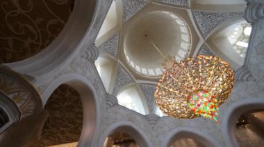 Şeyh Zayed Camii detay. Abu Dabi, Birleşik Arap Emirlikleri.
