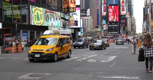 Vista Times Square a New York — Video Stock