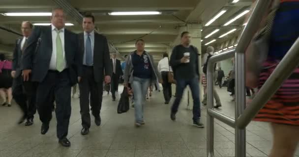 New York City - 26. června: Prázdný metra vůz — Stock video