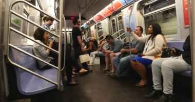 NEW YORK ŞEHRİ - 26 Haziran: Şehirdeki metro görüntüleri