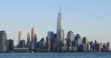 Long Island silueti. New York Şehri.