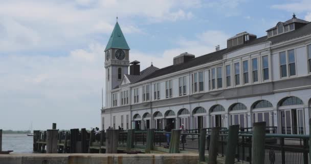 Nueva York City Mayo 2015 Pier Harbor House Ubicado Donde — Vídeos de Stock