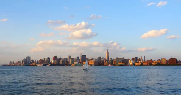 Long Island Skyline New York City — Stockvideo