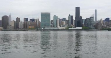 Long Island silueti. New York Şehri.