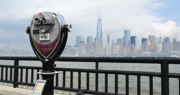 Long Island Skyline New York City — Stockvideo