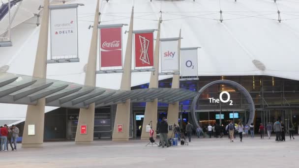 London Zjednoczone Królestwo Czerwca 2015 Kopuła Arena Wysokości Spacer Dachu — Wideo stockowe