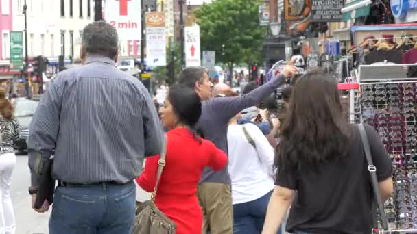Londra Ngiltere Haziran 2015 Camden Town Market Camden Town Daki — Stok video