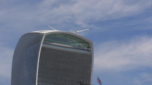 Londyn Wielka Brytania 2015 Czerwca Widok Budynek Walkie Talkie Mostu — Wideo stockowe