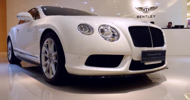 Bangkok Thailand November 2015 Continental Bentley Motors Limited British Company — Stock Video