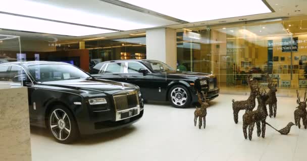 Bangkok Tayland Kasım 2015 Rolls Royce Sowroom Bir Ünlü Ngiliz — Stok video