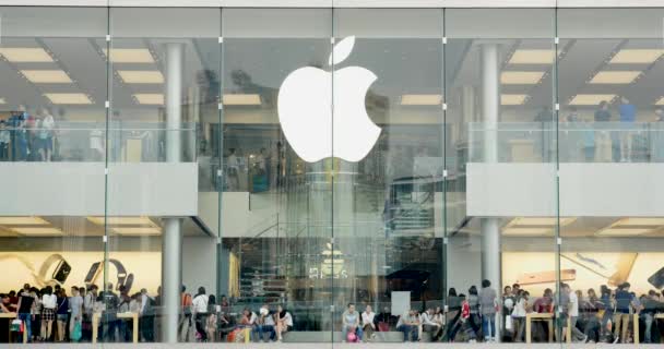 Tokyo Japão Circa March 2017 Apple Store Apple Inc Uma — Vídeo de Stock