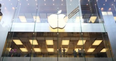 Tokyo, Japonya - Mart, 2017 yaklaşık: Apple Store. Apple Inc Cupertino, California'da merkezi bulunan bir Amerikan çokuluslu teknoloji firmasıdır. 