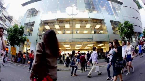 Tokyo Japan Cirka Mars 2017 Apple Store Apple Inc Amerikanska — Stockvideo