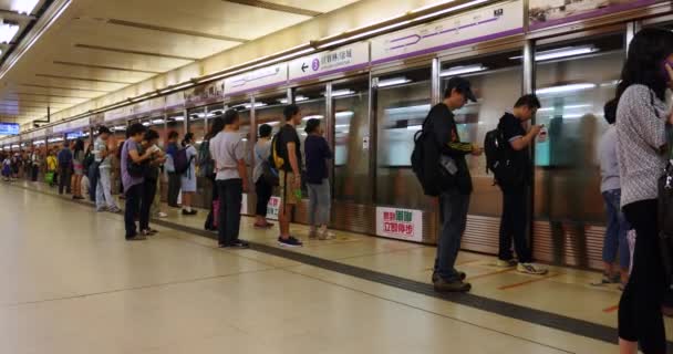 Tokyo Japan Circa March 2017 Tokyo Subway Part Extensive Rapid — Vídeo de Stock