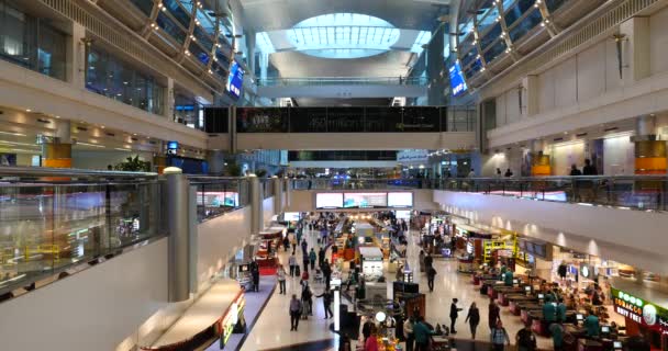 Dubai October 2018 Footage Dubai Marina Mall Interior — Stockvideo