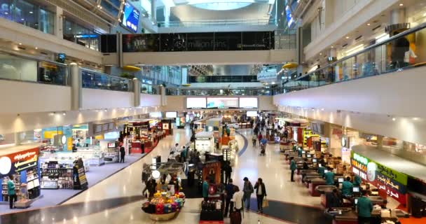 Dubai October 2018 Footage Dubai Marina Mall Interior — Stock Video