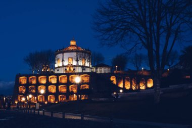 Serra do Pilar Monastery in Porto, Portugal clipart