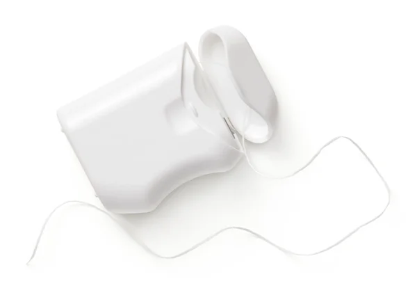 Contenitore di flusso dentale isolato su sfondo bianco — Foto Stock