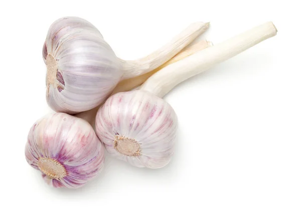 Young Garlic Isolated On White Background — Stock Photo, Image