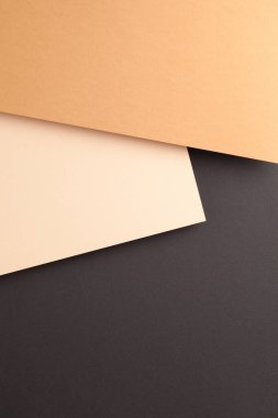Soyut modern kağıt arkaplanı. Mesaj için boş oda. Üst görünüm