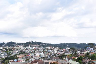 Cityscape Da Lat City, Vietnam.