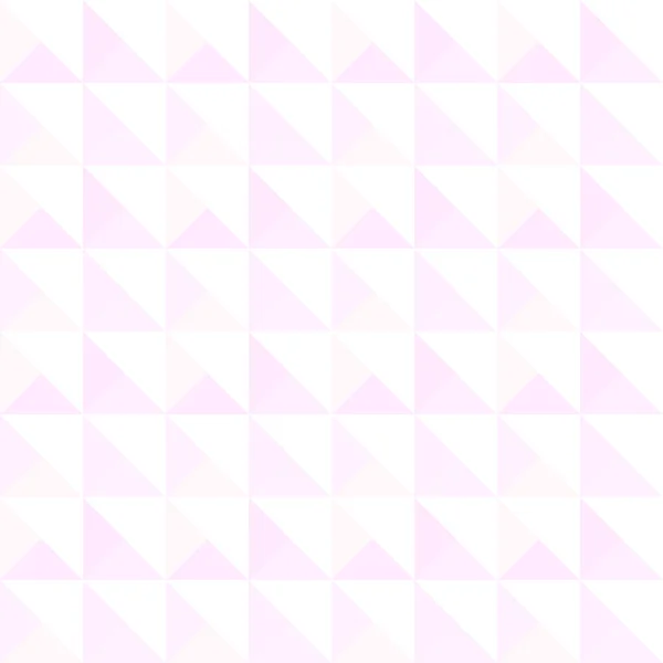 白色背景下的抽象粉红色几何图案 — 图库照片