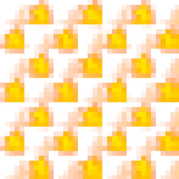 Narancs Sárga Geometriai Mintás Fehér Háttér — Stock Fotó
