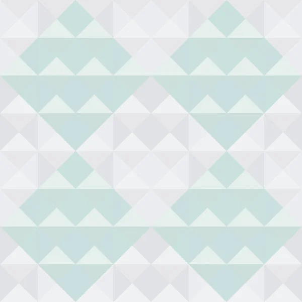 緑と灰色の幾何学的な背景 三角形と正方形のパターン — ストック写真