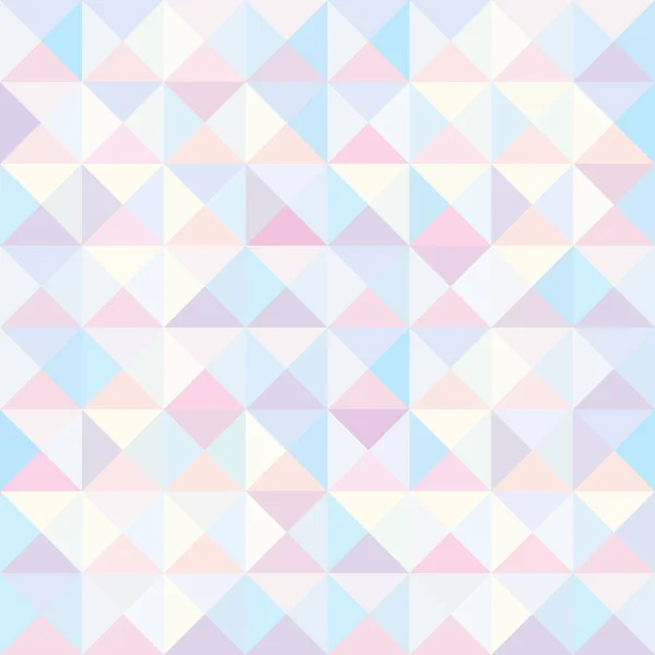 パステル調の幾何学的な背景 三角形と正方形のパターン — ストック写真