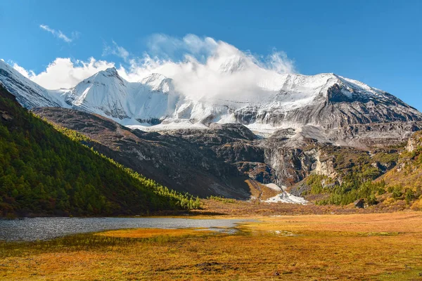 Paesaggio Nella Riserva Nazionale Yading Contea Daocheng Provincia Del Sichuan — Foto Stock