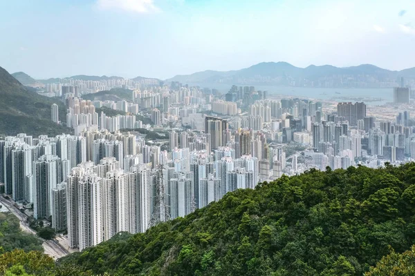 Kowloon View Lion Rock Hill Hong Kong — Stock Photo, Image