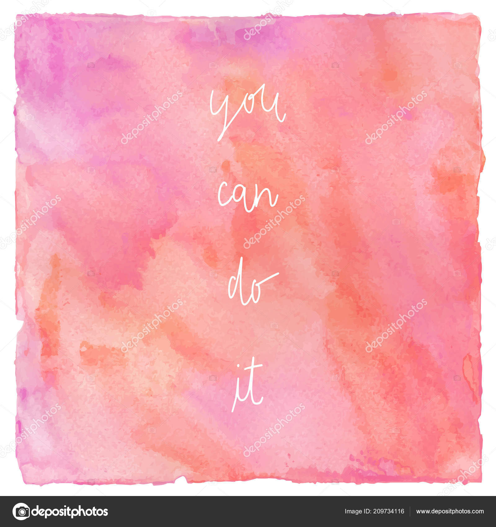 Watercolor You Can Do It!