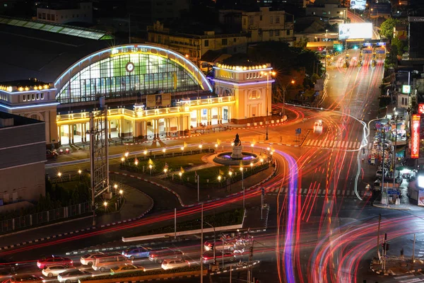 Bangkok Thailandia Ottobre 2018 Stazione Ferroviaria Bangkok Hua Lamphong Principale — Foto Stock