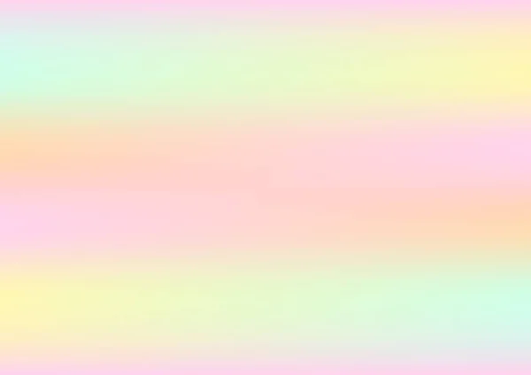 Abstracte Holografische Achtergrond Met Pastel Kleuren — Stockvector