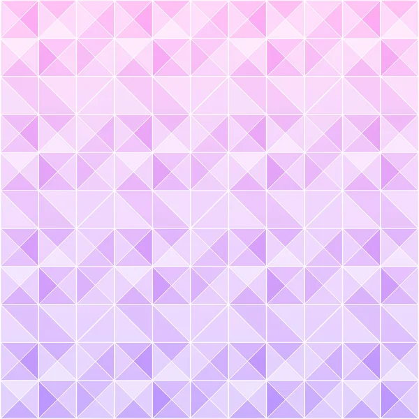 Lila Rózsaszín Háromszög Mintás Háttérrel — Stock Vector