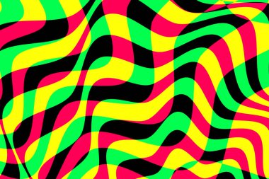 Renkli görme duyusuyla ilgili sanat arka plan. Vektör tasarımı.