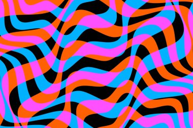 Renkli görme duyusuyla ilgili sanat arka plan. Vektör tasarımı.