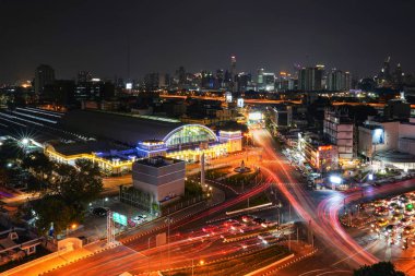 Bangkok, Tayland - 14 Ekim 2018: Ana Tren İstasyonu, Bangkok, Tayland Bangkok demiryolu Station(Hua Lamphong) olduğunu