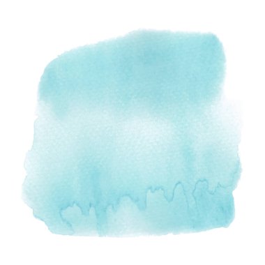 Beyaz zemin üzerine yeşil suluboya