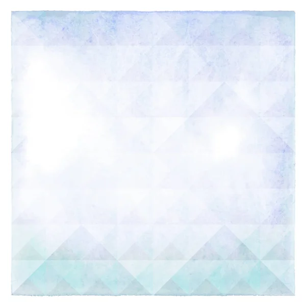 Abstract watercolor with triangle pattern — Stock Photo, Image