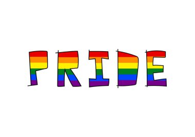 Lgbt bayrağıgökkuşağı gurur kelime