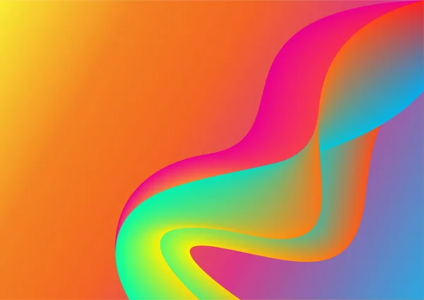 Patrón de líneas onduladas abstractas con fondo colorido — Foto de Stock