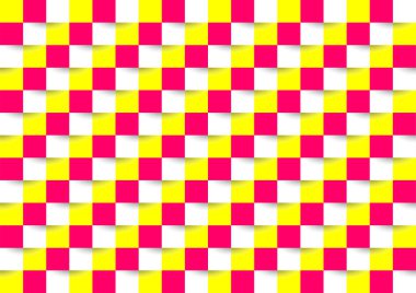 Renkli arka planlı geometrik desen