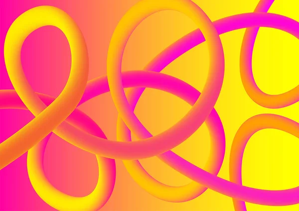 Färgglad gradient bakgrund med flytande vätske former — Stock vektor