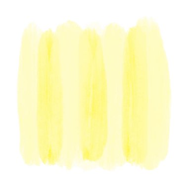 Yellow artistic watercolor on white background