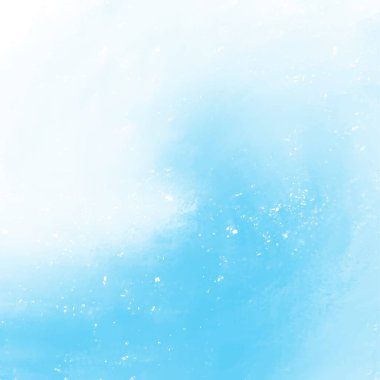 beyaz arkaplanda mavi suluboya