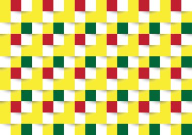 Renkli arka planlı geometrik desen