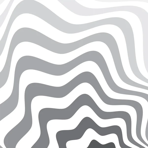 Fondo de arte óptico gris y blanco — Vector de stock